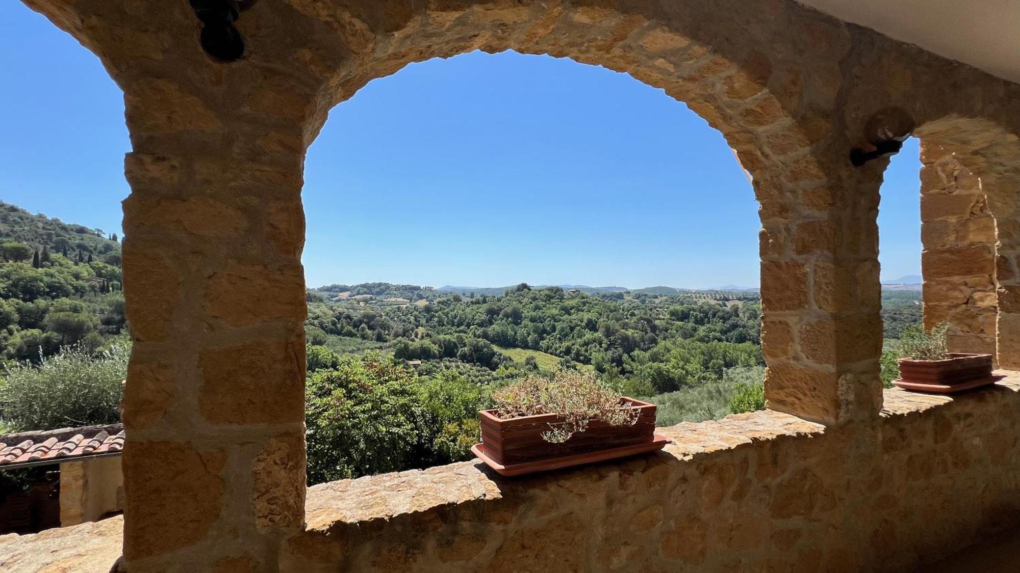 La Chiusa Dei Monaci Castelmuzio Exterior foto