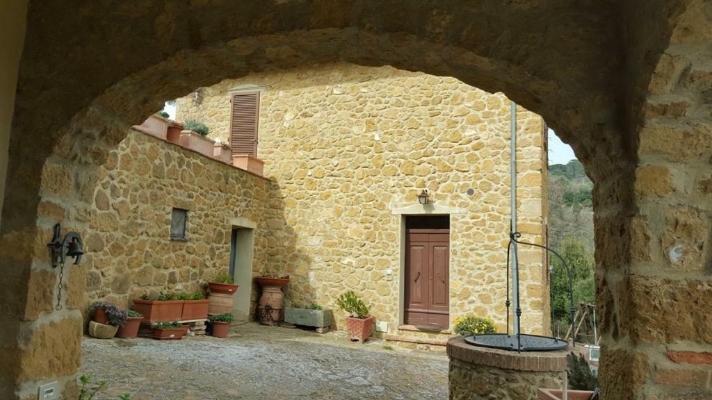 La Chiusa Dei Monaci Castelmuzio Exterior foto